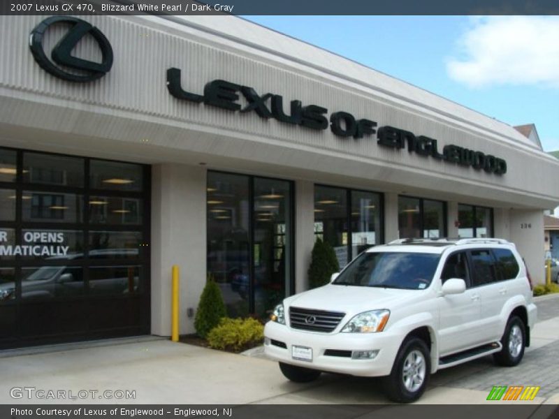 Blizzard White Pearl / Dark Gray 2007 Lexus GX 470