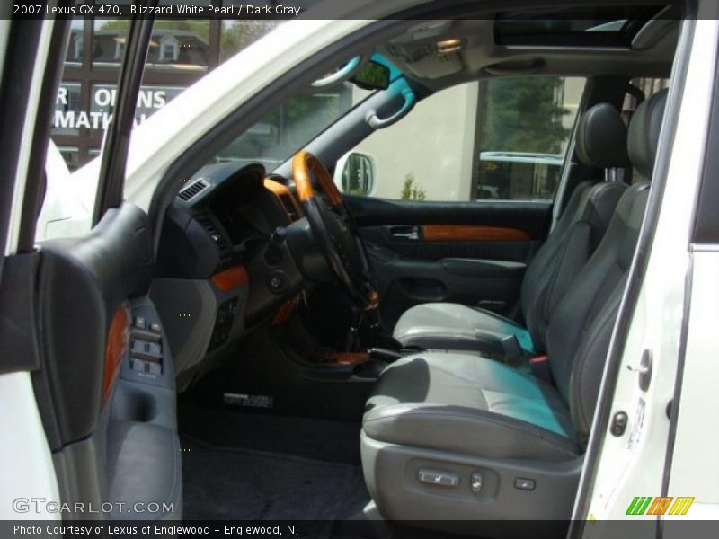 Blizzard White Pearl / Dark Gray 2007 Lexus GX 470