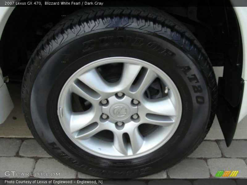 Blizzard White Pearl / Dark Gray 2007 Lexus GX 470