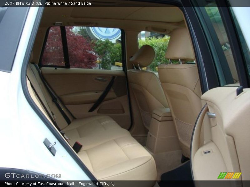 Alpine White / Sand Beige 2007 BMW X3 3.0si