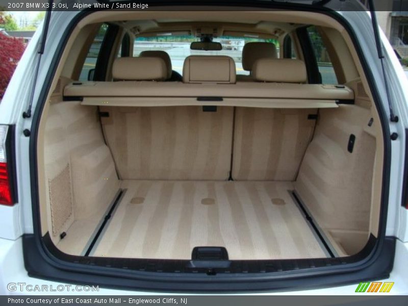 Alpine White / Sand Beige 2007 BMW X3 3.0si
