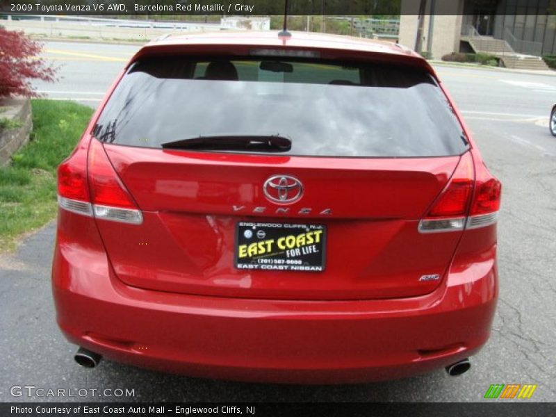 Barcelona Red Metallic / Gray 2009 Toyota Venza V6 AWD