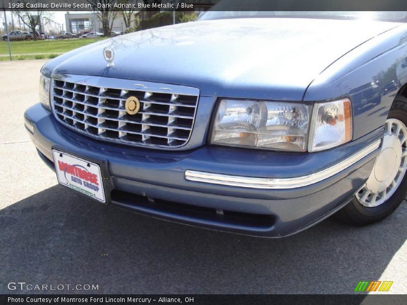 Dark Adriatic Blue Metallic / Blue 1998 Cadillac DeVille Sedan