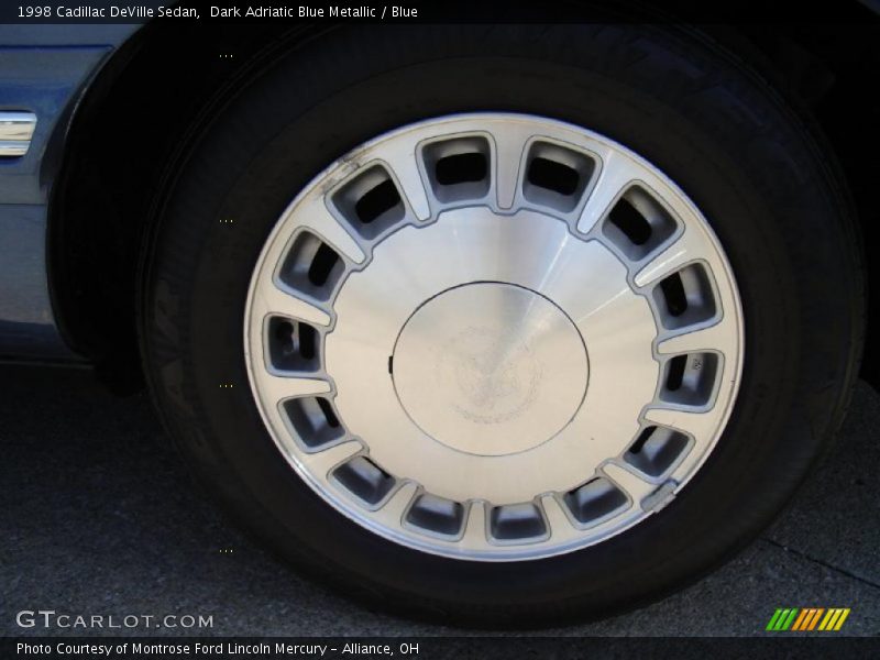 Dark Adriatic Blue Metallic / Blue 1998 Cadillac DeVille Sedan