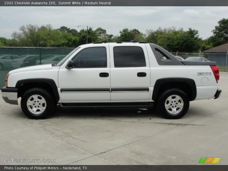 Summit White / Medium Neutral 2003 Chevrolet Avalanche Z66