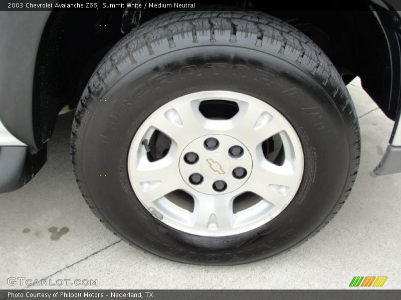 Summit White / Medium Neutral 2003 Chevrolet Avalanche Z66