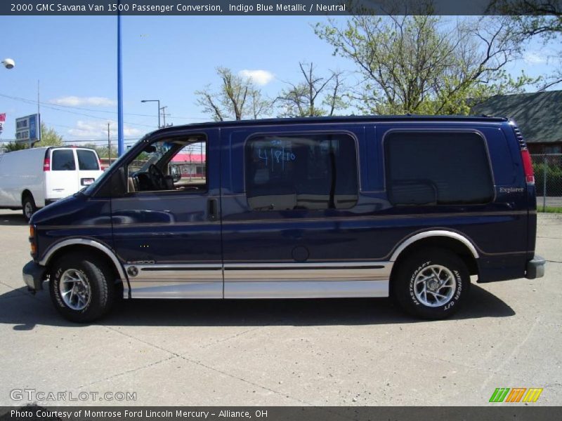 Indigo Blue Metallic / Neutral 2000 GMC Savana Van 1500 Passenger Conversion
