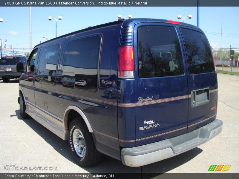 Indigo Blue Metallic / Neutral 2000 GMC Savana Van 1500 Passenger Conversion