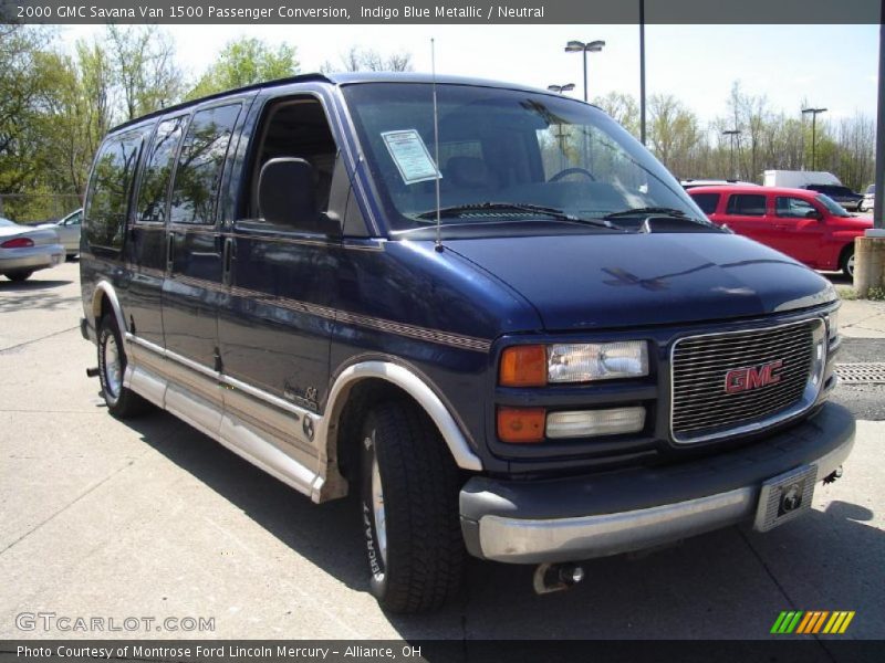 Indigo Blue Metallic / Neutral 2000 GMC Savana Van 1500 Passenger Conversion