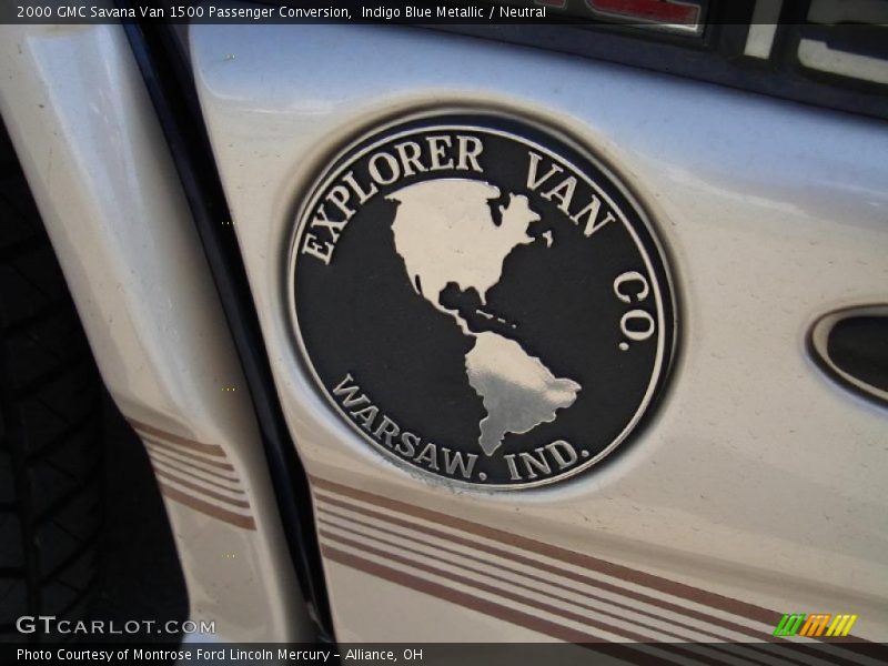Indigo Blue Metallic / Neutral 2000 GMC Savana Van 1500 Passenger Conversion