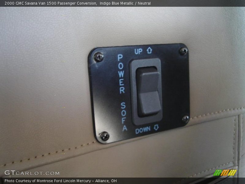 Indigo Blue Metallic / Neutral 2000 GMC Savana Van 1500 Passenger Conversion