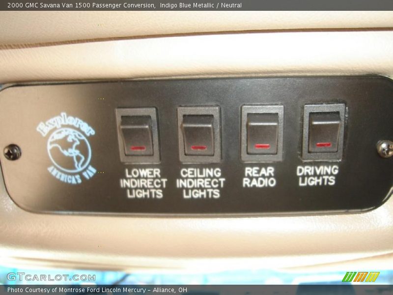Indigo Blue Metallic / Neutral 2000 GMC Savana Van 1500 Passenger Conversion