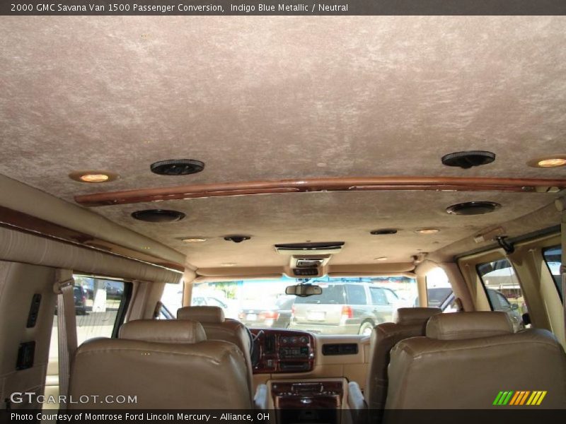 Indigo Blue Metallic / Neutral 2000 GMC Savana Van 1500 Passenger Conversion