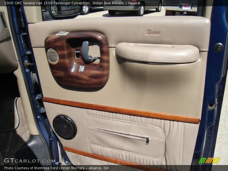 Indigo Blue Metallic / Neutral 2000 GMC Savana Van 1500 Passenger Conversion