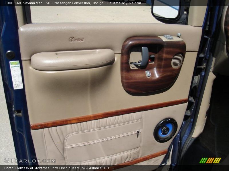Indigo Blue Metallic / Neutral 2000 GMC Savana Van 1500 Passenger Conversion