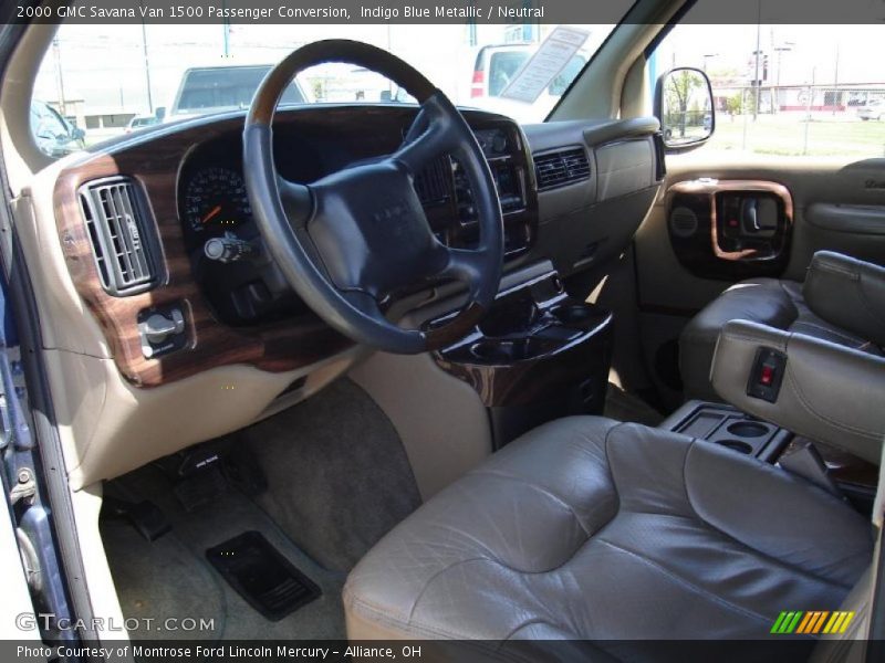 Indigo Blue Metallic / Neutral 2000 GMC Savana Van 1500 Passenger Conversion
