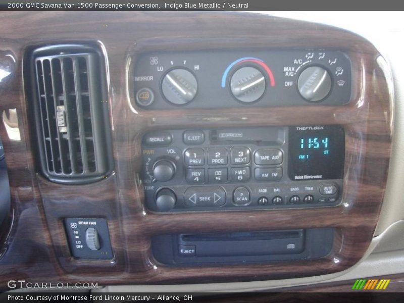 Indigo Blue Metallic / Neutral 2000 GMC Savana Van 1500 Passenger Conversion
