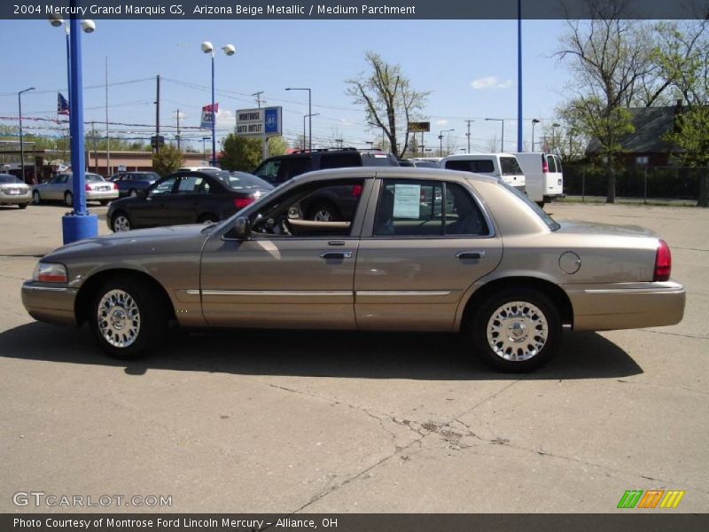 Arizona Beige Metallic / Medium Parchment 2004 Mercury Grand Marquis GS