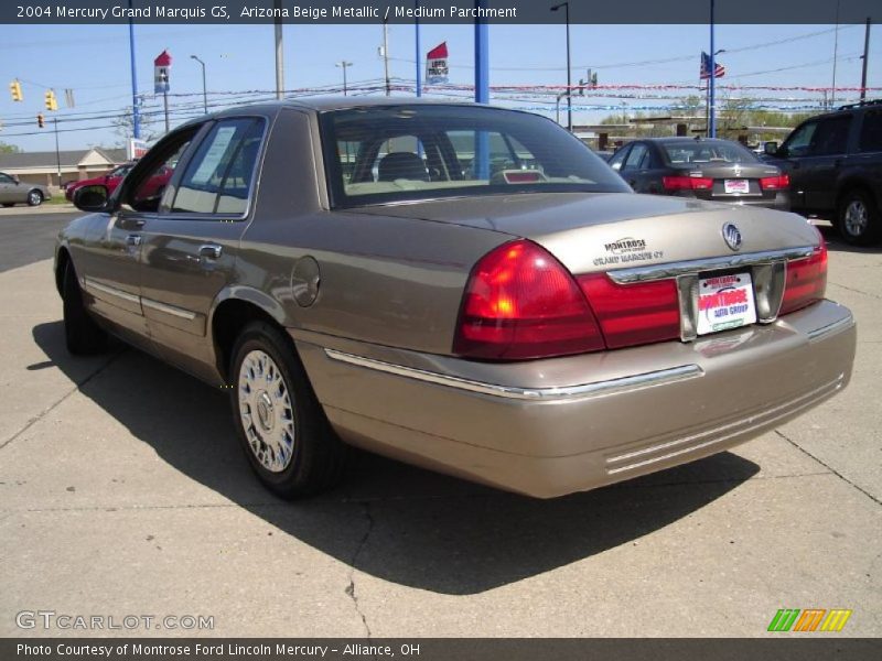 Arizona Beige Metallic / Medium Parchment 2004 Mercury Grand Marquis GS