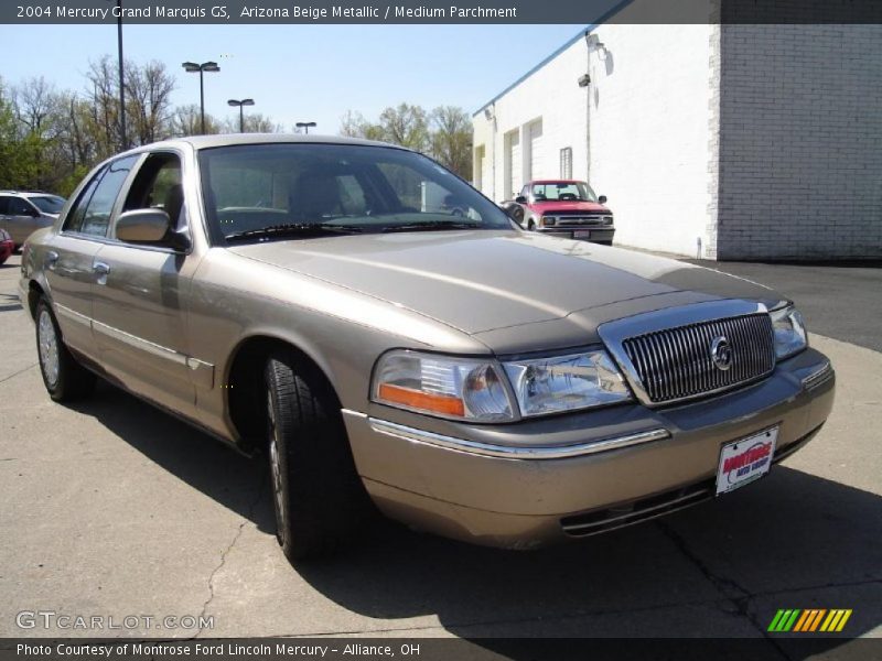 Arizona Beige Metallic / Medium Parchment 2004 Mercury Grand Marquis GS