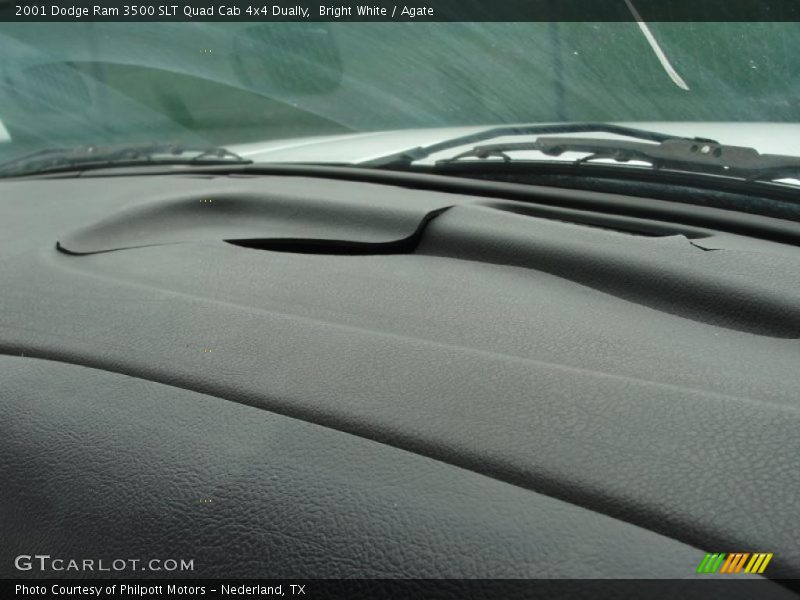Bright White / Agate 2001 Dodge Ram 3500 SLT Quad Cab 4x4 Dually