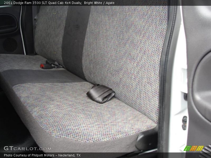 Bright White / Agate 2001 Dodge Ram 3500 SLT Quad Cab 4x4 Dually