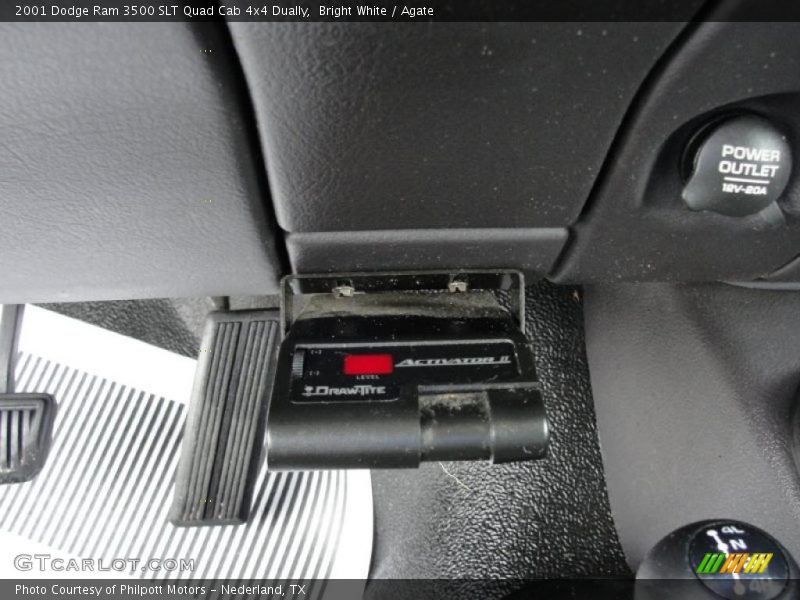 Bright White / Agate 2001 Dodge Ram 3500 SLT Quad Cab 4x4 Dually