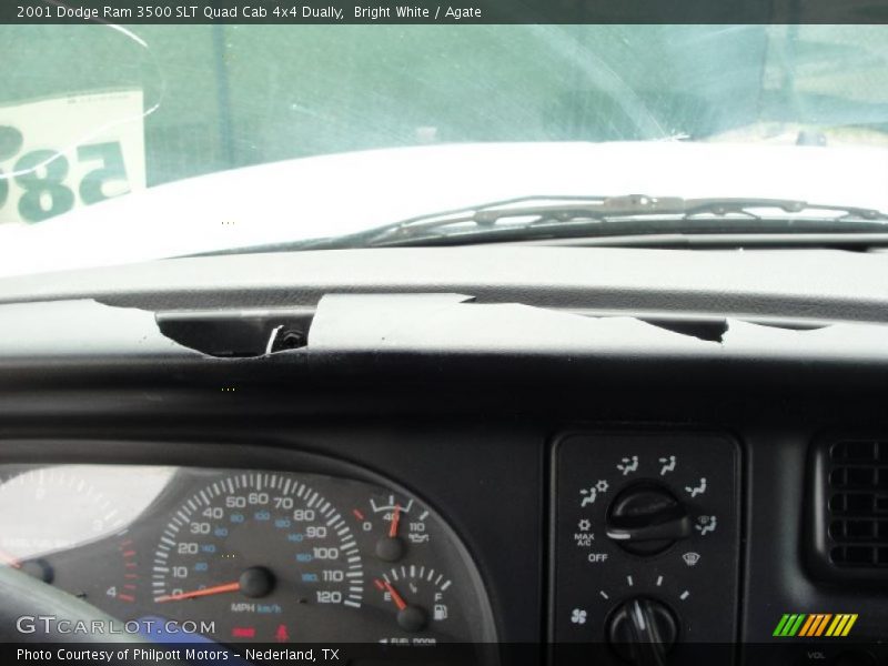 Bright White / Agate 2001 Dodge Ram 3500 SLT Quad Cab 4x4 Dually