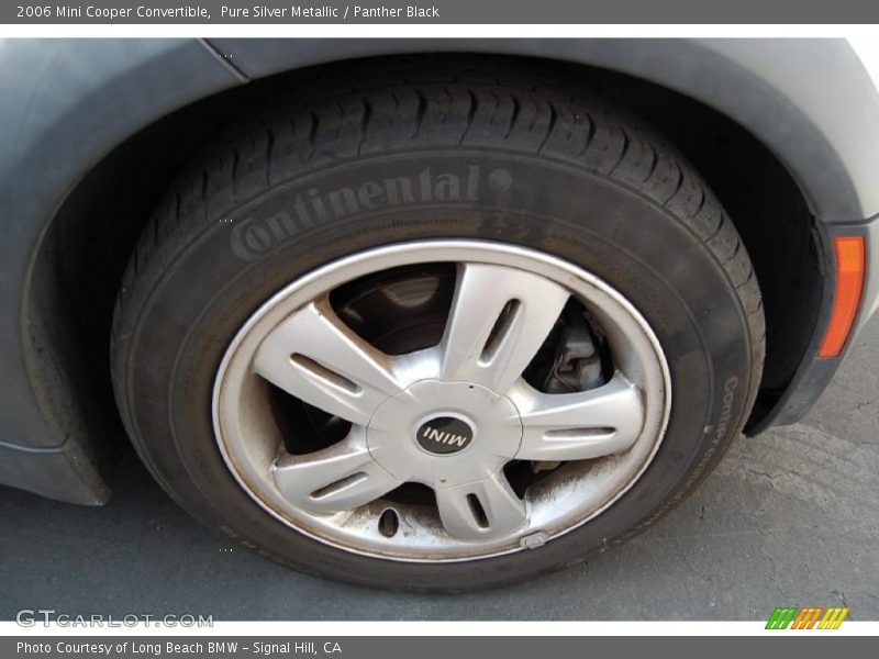 Pure Silver Metallic / Panther Black 2006 Mini Cooper Convertible