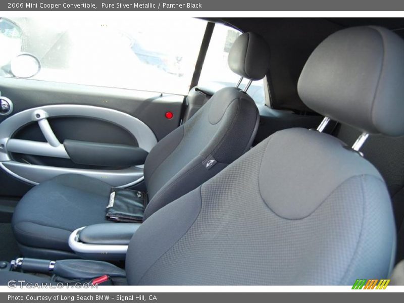 Pure Silver Metallic / Panther Black 2006 Mini Cooper Convertible