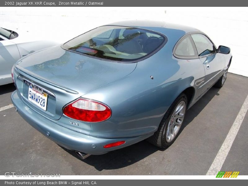 Zircon Metallic / Oatmeal 2002 Jaguar XK XKR Coupe