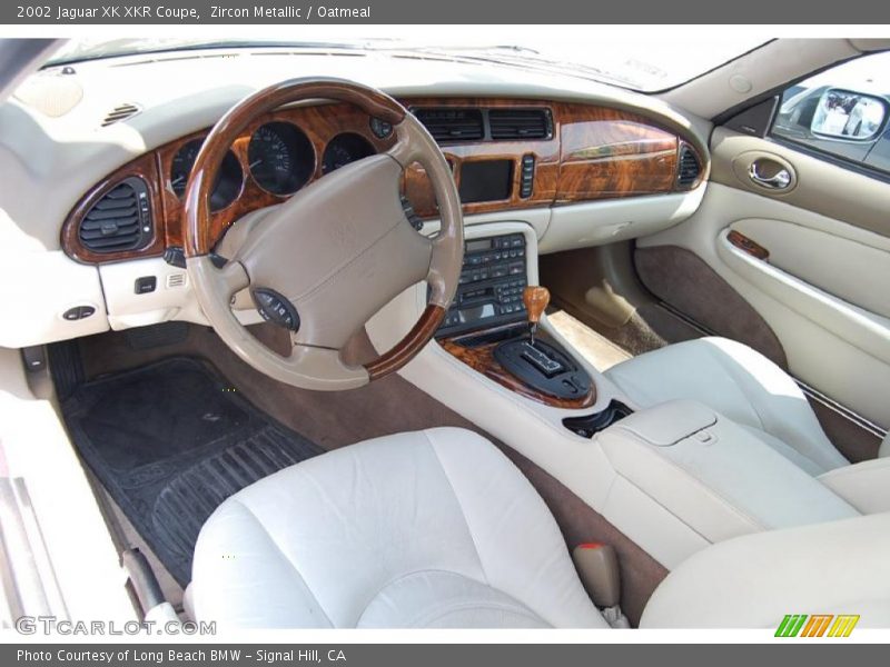 Zircon Metallic / Oatmeal 2002 Jaguar XK XKR Coupe