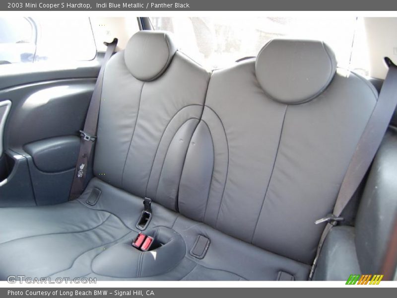 Indi Blue Metallic / Panther Black 2003 Mini Cooper S Hardtop