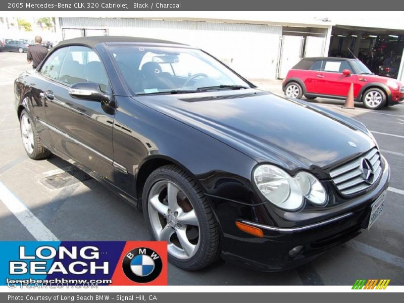 Black / Charcoal 2005 Mercedes-Benz CLK 320 Cabriolet