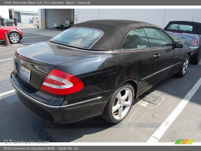 Black / Charcoal 2005 Mercedes-Benz CLK 320 Cabriolet