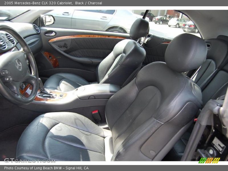 Black / Charcoal 2005 Mercedes-Benz CLK 320 Cabriolet