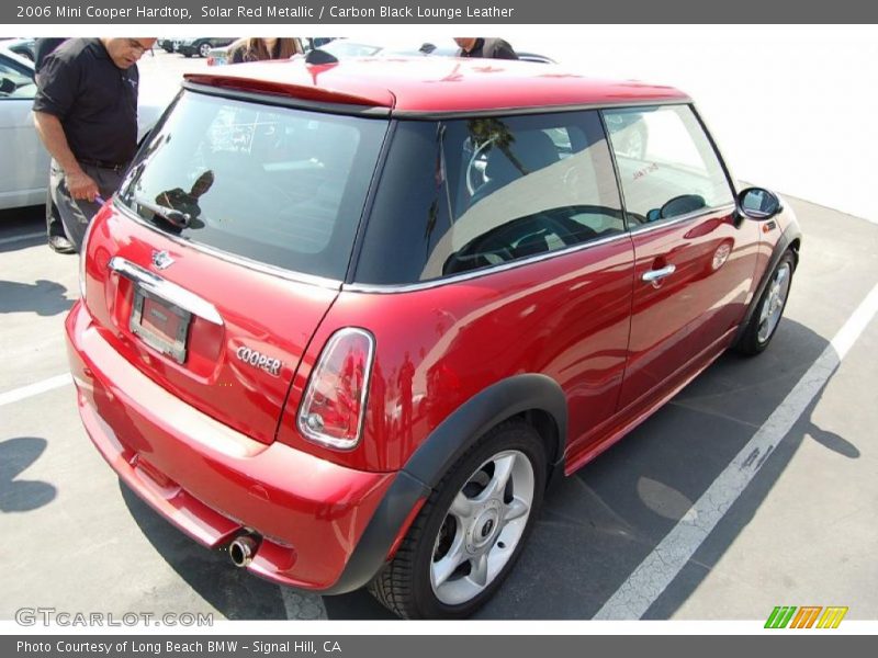 Solar Red Metallic / Carbon Black Lounge Leather 2006 Mini Cooper Hardtop
