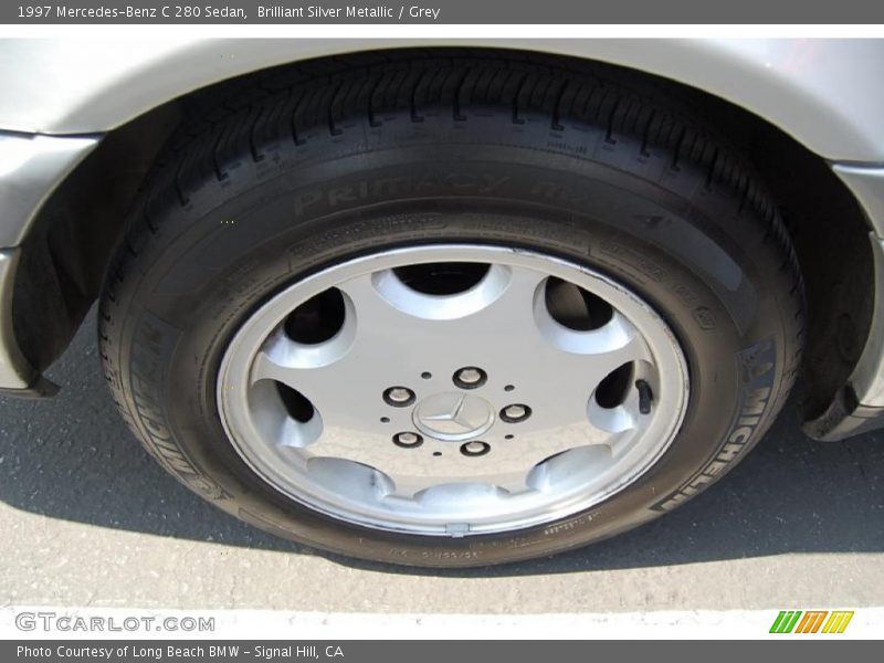 Brilliant Silver Metallic / Grey 1997 Mercedes-Benz C 280 Sedan