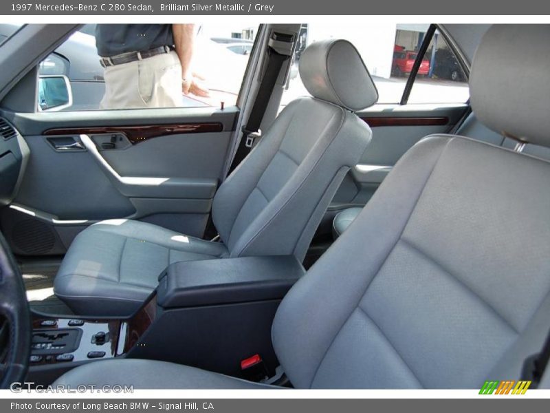 Brilliant Silver Metallic / Grey 1997 Mercedes-Benz C 280 Sedan