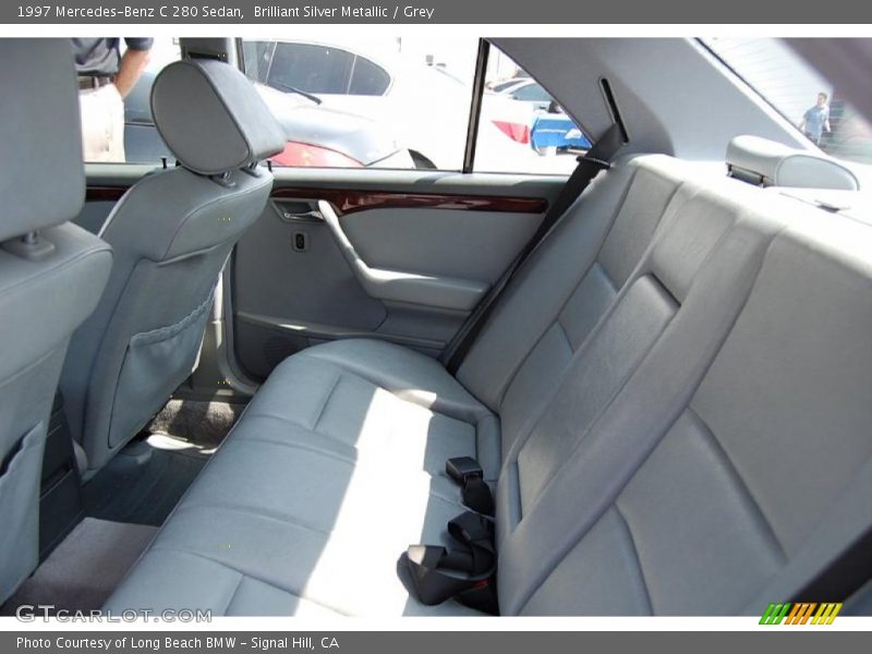 Brilliant Silver Metallic / Grey 1997 Mercedes-Benz C 280 Sedan