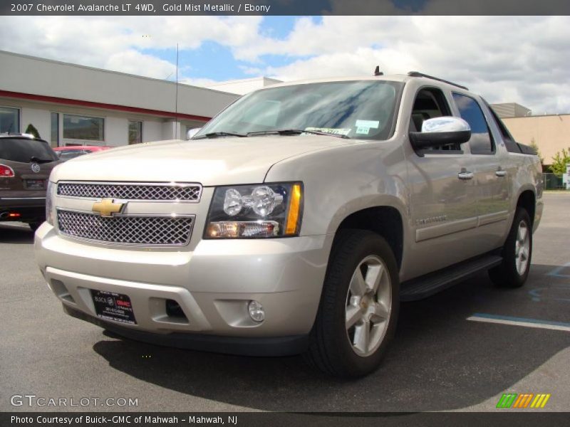 Gold Mist Metallic / Ebony 2007 Chevrolet Avalanche LT 4WD