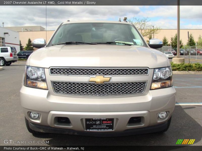 Gold Mist Metallic / Ebony 2007 Chevrolet Avalanche LT 4WD