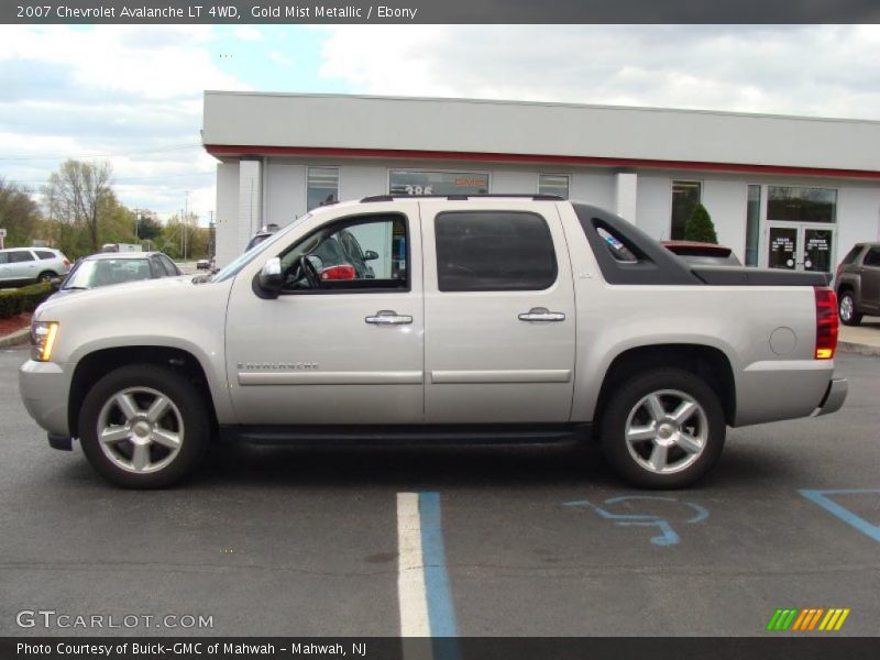 Gold Mist Metallic / Ebony 2007 Chevrolet Avalanche LT 4WD