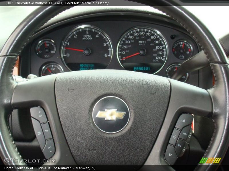 Gold Mist Metallic / Ebony 2007 Chevrolet Avalanche LT 4WD