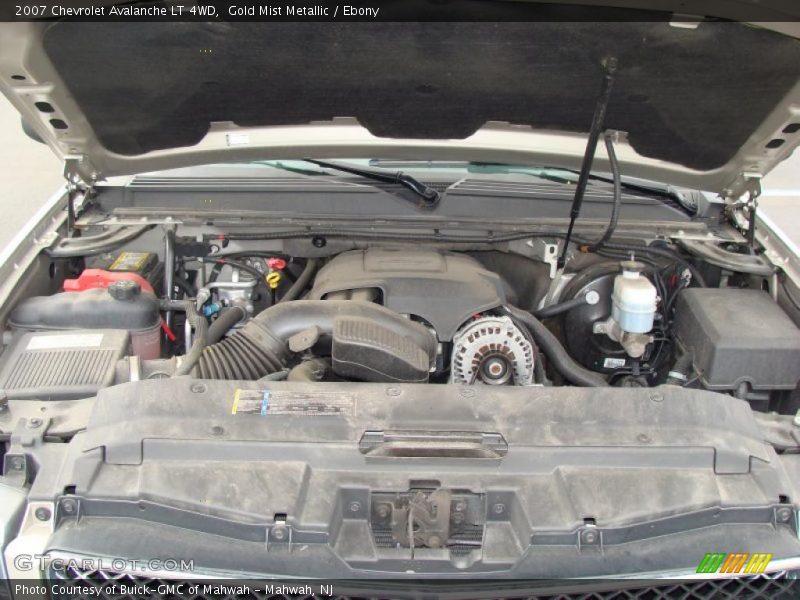 Gold Mist Metallic / Ebony 2007 Chevrolet Avalanche LT 4WD
