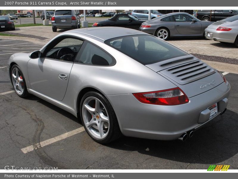 Arctic Silver Metallic / Black 2007 Porsche 911 Carrera S Coupe
