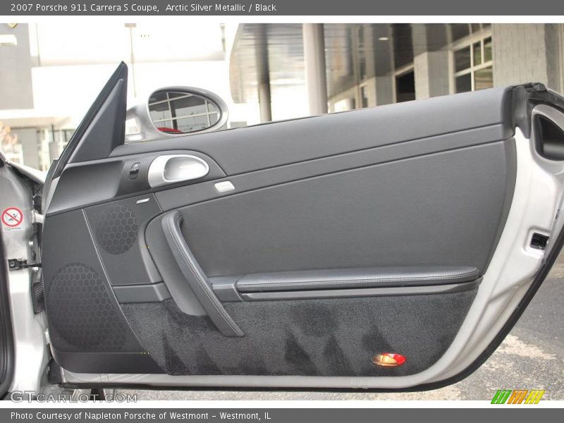 Arctic Silver Metallic / Black 2007 Porsche 911 Carrera S Coupe
