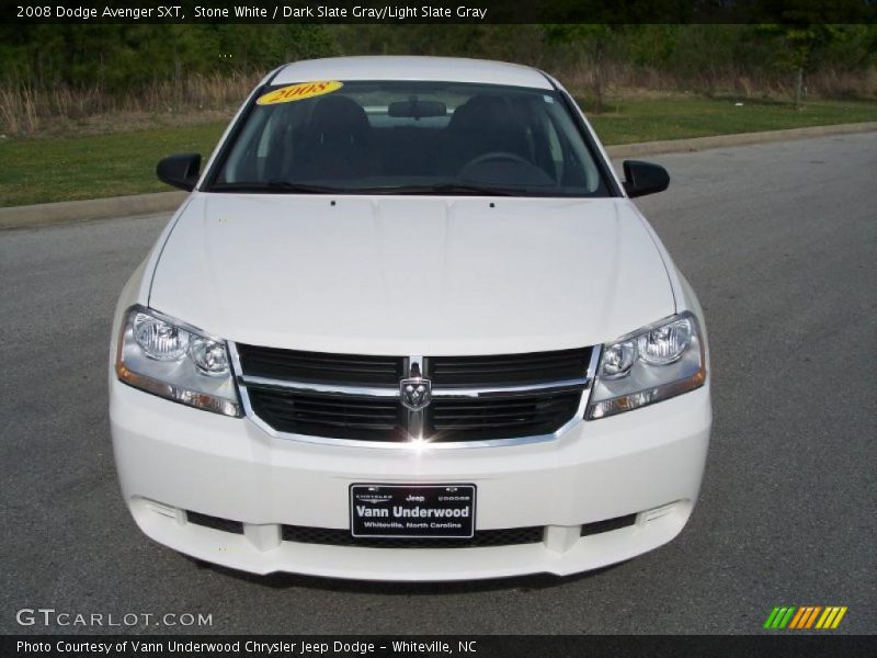 Stone White / Dark Slate Gray/Light Slate Gray 2008 Dodge Avenger SXT