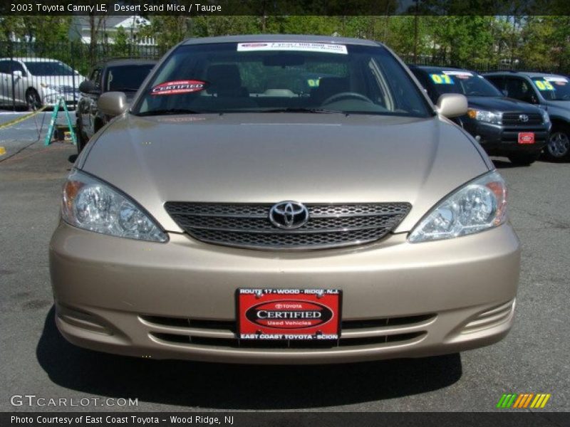 Desert Sand Mica / Taupe 2003 Toyota Camry LE