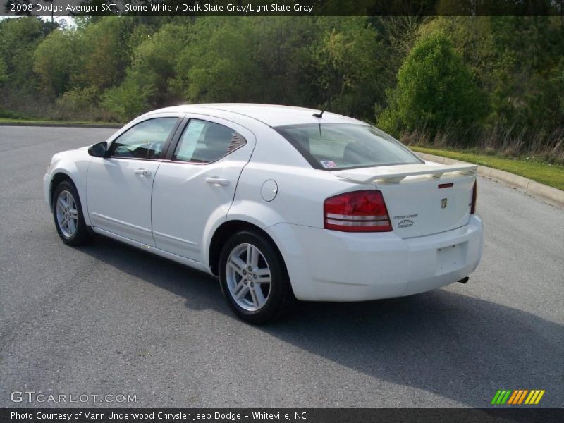 Stone White / Dark Slate Gray/Light Slate Gray 2008 Dodge Avenger SXT